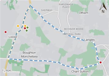 Road Closure - B2163 Plough Wents Road, Chart Sutton - 13th July 2026