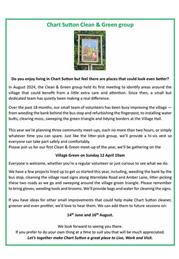 Clean and Green Meeting